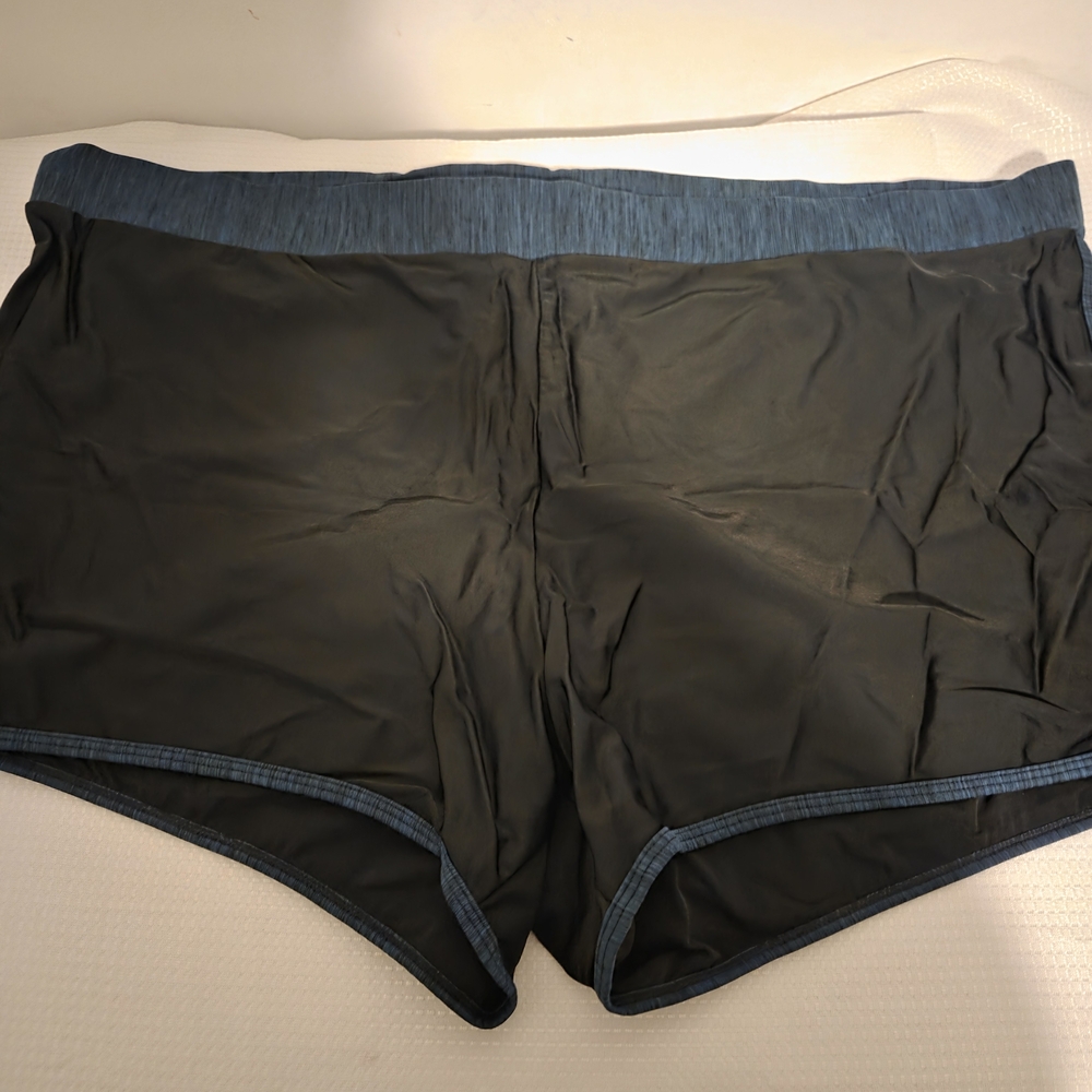 Women's Navy Trim Swim Shorts